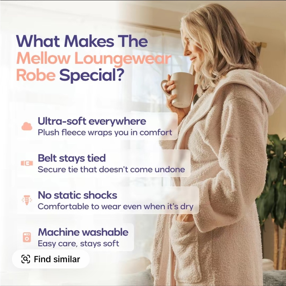 MellowSoft Hooded Robe - Picture 5 of 11
